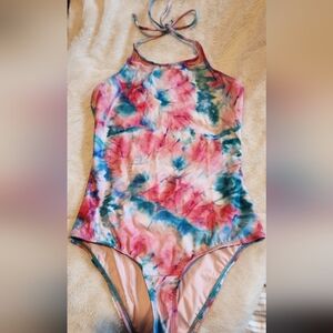 Splendid One Piece Tie Dye Swimsuit Size 16